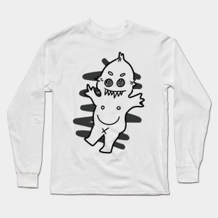 hehe lines Long Sleeve T-Shirt